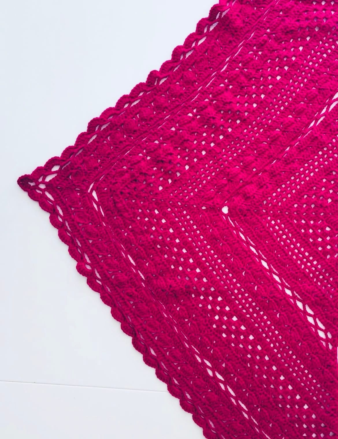 Châle Rose Fuschia