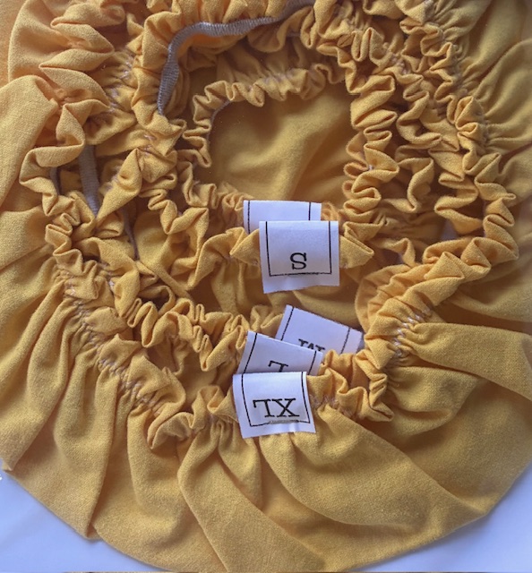 Lot de 5 charlottes alimentaires — Jaune