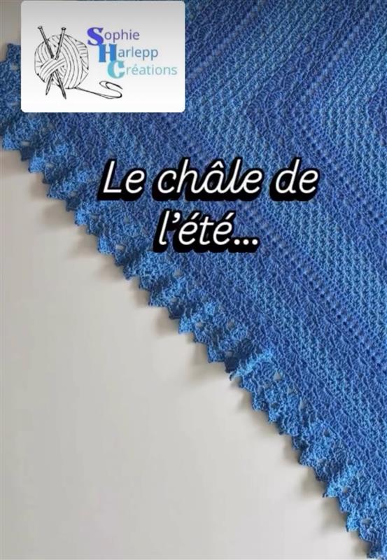 Châle au crochet